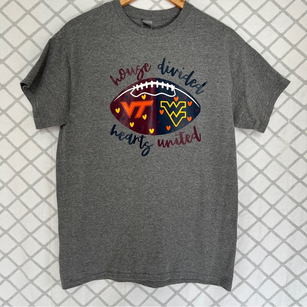 Virginia Tech / West Virginia University House Divided T-Shirt